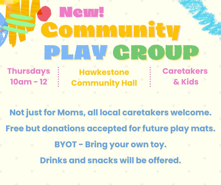 Poster for Community Play Group