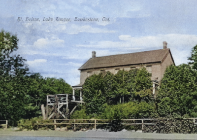 Postcard of St. Helen's house at Hodges Landing